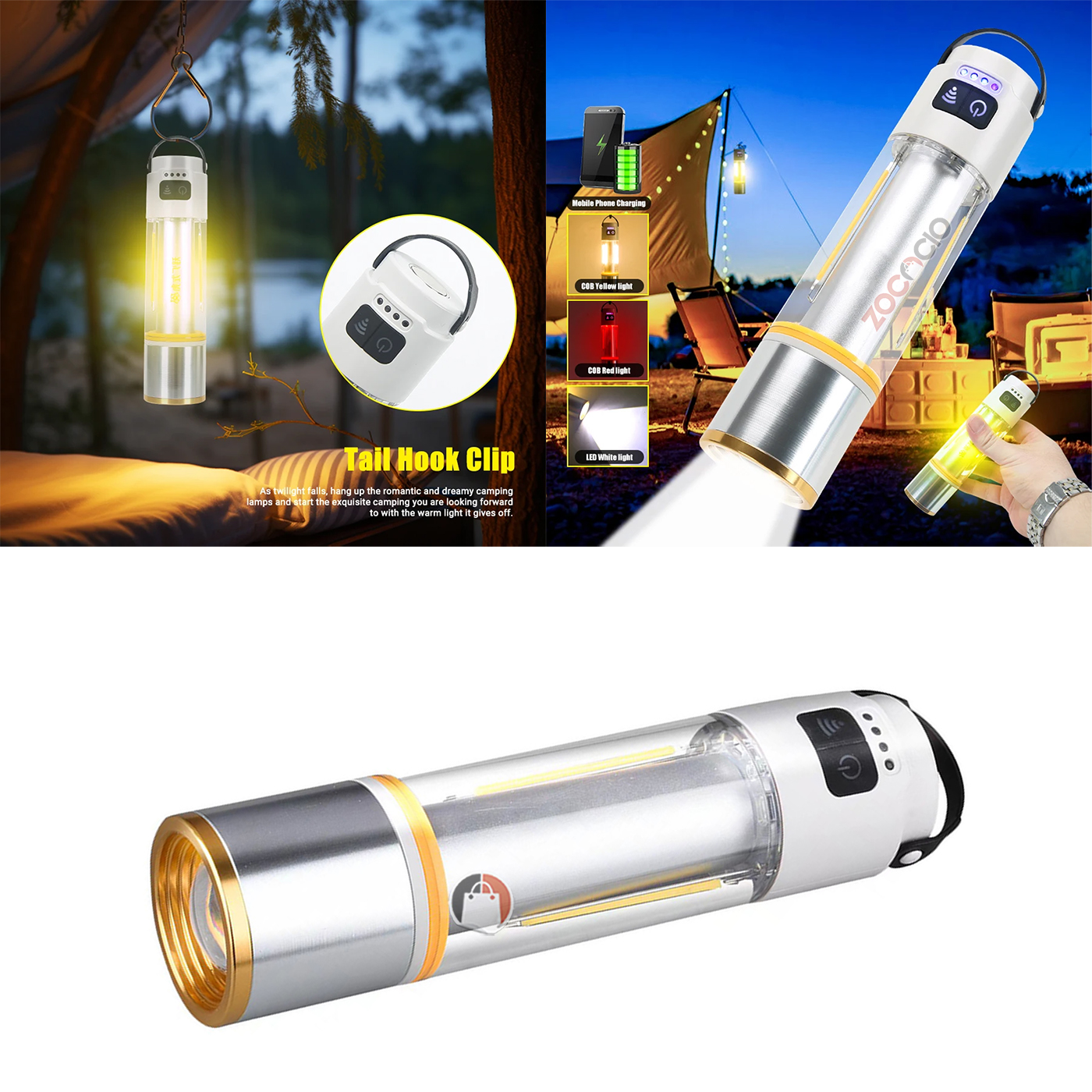 Miniatura 2 de Linterna Led Multifuncional Potente Camp